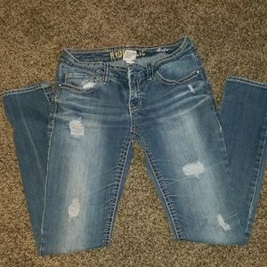 Hydraulic Distressed Jean's - Junior Size 7/8